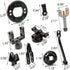DSPITWOD MOC Technical Wheels Connectors, Rack Gear Car Building Brick Accessories, STEM Learning Kits for Kids