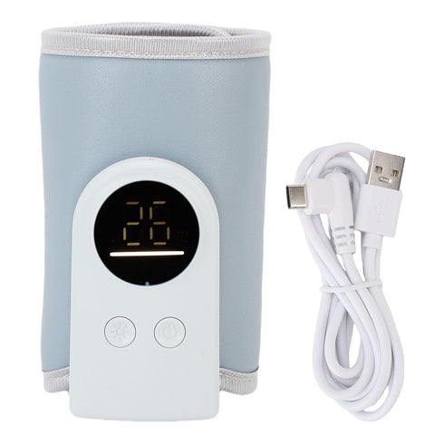 Hamwesh 18W 2) Portable Bottle Warmer, USB Powered Fast Heating Universal Design Suitable for Various Bottle Sizes Baby