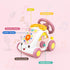 1+ Love&Mini Baby Musical Toys for Girls - Crawling Steering Wheel Toys with Car, Telephone, Lights & Sounds