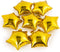 10" Gold Foil Star-shaped Balloon, Pack of 50 Mylar Balloons
