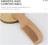 Set 2pcs BESPORTBLE Handle Wool Hair Washing Brush and Comb for Babies and Soft Bristles Scalp Massage Brush