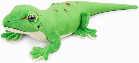 Day Geckos Lizard Plush, 16inch Lifelike Stuffed Animal, Soft Fat Tail Geckos Plushie for Kids