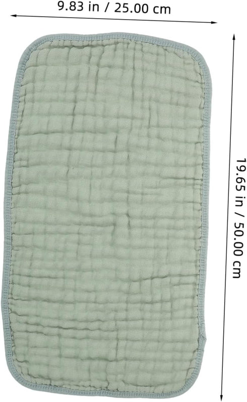 LOUYENOUS 6pcs Soft Muslin Washcloths Cotton Burp Cloths Newborn Girls Girls Burp Cloths