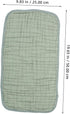 LOUYENOUS 6pcs Soft Muslin Washcloths Cotton Burp Cloths Newborn Girls Girls Burp Cloths