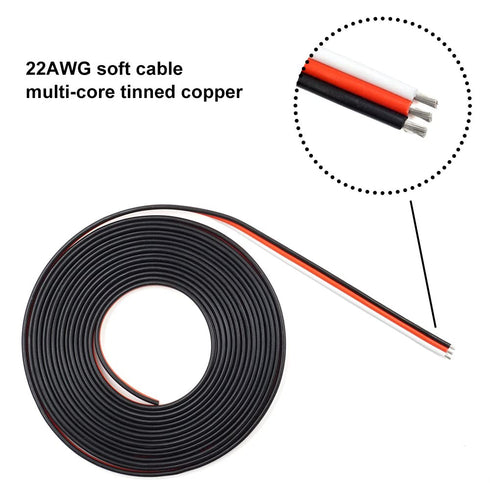 40 Sets Servo Plug Male Female Connector Crimp Pin Cable Kit, Compatible JST SYP Futaba for Hitec Spektrum RC