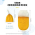 Qiohoey 11.4x21 0-6 Velvet Funny Beer Food Baby Swaddle Blanket with Beanie Hat, Unisex, One Size, In, Months