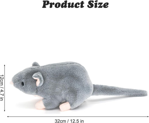 Bakalizoo 11.8'' Stuffed Plush Mouse Dolls, Cute Soft Animals Plushie Pranks Spoof Stuff Toys, Gifts for Kids, Child