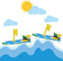 24 Sailboat Deekin Pcs DIY Wooden Boats Bulk Crafts Kit Rubber Band Paddle Boat Build a Boat Mini Model Rain Gutter
