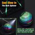 Mechaniker Luminous Kinetic Spinning Desk Toys, Metal Full Body Optical Illusion Fidget Spinner Ball, Glow in The Dark