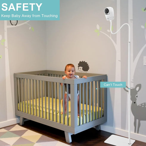 iTODOS Baby Monitor Floor Stand Holder, Compatible with Vtech VM901/VM919/VM819/VM924/VM776/VM818, Strong Heavy Metal