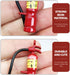 Totority Mini Fire Extinguisher 3pcs Set - Metal Outdoor Decor, Dollhouse Miniatures, Squirt Toy for Micro Landscape