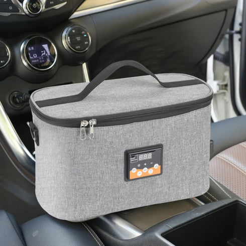 HONITANO Dc12v Portable Electric Bottle Warmer Bag for Car with Charger, Milk Bottle Heating and Insulated Tote Bag
