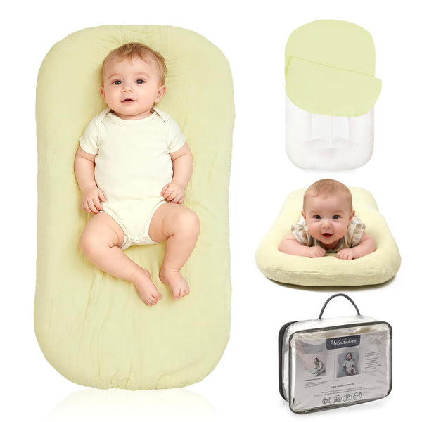 Meindoovm Infant Support Cushion - Baby Support Cushion for Newborn, 0-24 Months, Portable