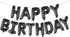 Happy Birthday Balloon Banner Party Kit, 16 Inch 3D Aluminum Foil Inflatable Letter Balloons for Birthday Decorations