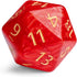 20 Sided DND Dice,D20 Giant Polyhedral Dice,55mm Titan Large Pearl Color D20