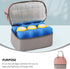 BESPORTBLE Portable Insulated Breast Milk Storage Bag for Nursing Moms, Gray Pink Milk Bottle Cooler Tote with Thermal