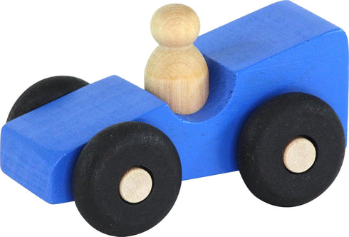 Mites Wooden Cars Set, Made in USA, Set of 6