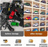 Wood Toy Car Display Rack, Holds 42 Diecast Cars Model Car Display Case 1/64 Scale Organizer Freestanding or