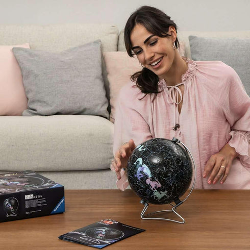 180 3D 11544 Ravensburger Puzzle-Ball Starglobe with Glow-in-The-Dark Edition: Piece Jigsaw Puzzle for Kids - Easy