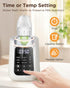 Bear Baby Bottle Warmer, Milk Warmer Breastmilk Bag Formula Fast Warming for New Born Baby Bottles, with Time Temp