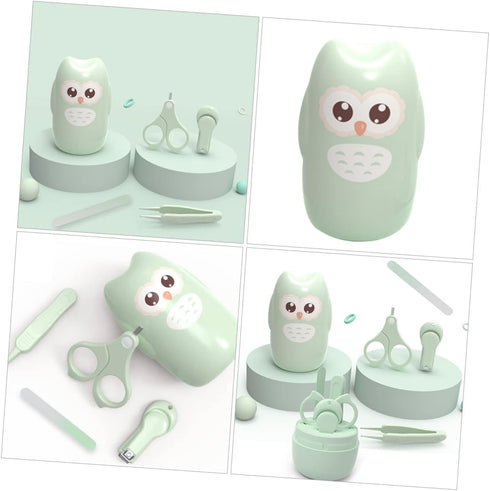 Set Beaupretty Baby Nail Care Kit for Newborns Safe Nail Clippers and Tweezers Toddler Grooming Tools Rounded Tips