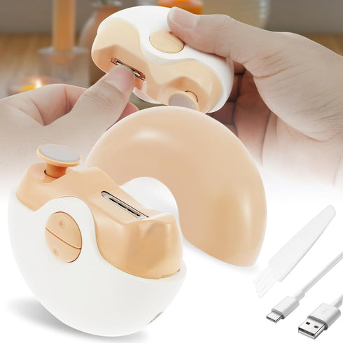 SAEHAEYEE 2 in1 Trimmer Trimmer Automatic Electric Nail Clipper Low Noise Electric Nail and Polisher with Nail Clip