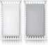 2-Pack 100% 52" 28" 9" Featherhead Fitted Crib Sheets - Cotton - x x for Standard Crib and Toddler Mattress (Jersey