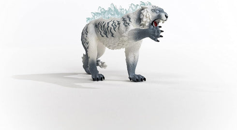 Schleich Eldrador Creatures Mythical Ice Tiger Action Figure - Durable Toy for Boys and Girls, Gift for Kids