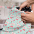 VBCVBGFH 4 Pack Cute Bow Cherry Wet Bag Waterproof Washable Reusable Wet Dry Bag for Swimsuit Dirty Clothes Soiled