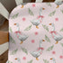 Cstdyfrv 28x52 Cute Geese Boho Floral Baby Crib Sheets Farmhouse Geese Pink Bows Toddler Bedding Bed Sheets Farm Animal