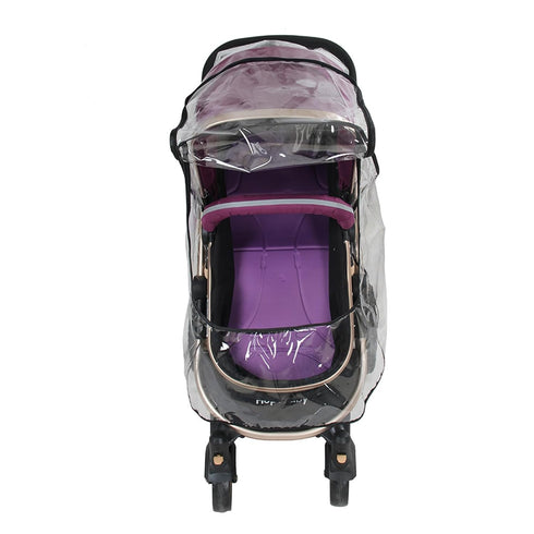 GOTOTOP Baby Stroller Cover, PVC Universal Waterproof Rain Cover, Dust Wind Shield Pram Accessory (21.7 x 29.5 x