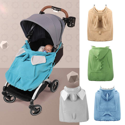 RTYUBV Baby Cartoon Cloak,Baby Carrier Cover Hooded Stretchy Cloak Windproof Warm Stroller Cover
