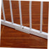 6pcs Safety Door Reinforcement Slot Fence Repair Groove for Stairs Dog Gate, PVC White