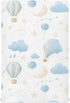 CEBUGI Stretchy Crib Sheet for Baby Boy Girl,Hot Air Balloon Portable Mini Fitted