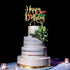Mushroom Cake Topper- Glitter Mushroom Birthday Cake Toppers,Mushrooms and flowers in spring,Baby Shower Boy Girl