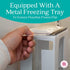 Nurse & Nourish Breast Milk Storage Tower & Freezer Organizer Bin - Space-Saving Rack for Breast Milk Storage Bags