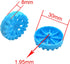 EUDAX 30mmx8mm Plastic Roll - 2mm Dia Shaft Toys Wheel and STEM Shaft Round Rod Axles for DIY Toy Models