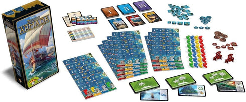 7 Wonders Armada Expansion - Naval Warfare Strategy Game for Ages 10+, 3-7 Players, 40 Minute Playtime