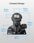INSEETECH Fan-Shaped Mount for Backup Camera Monitor System - Universal Reverse View Bracket for Car RV Truck Van