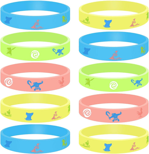 Non-Candy Island Princess Theme Party Favors, 20 Wristbands