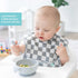 Bumkins Bibs for Girl or Boy, SuperBib Baby and Toddler for 6-24 Months, 3-pk Palms and Checks