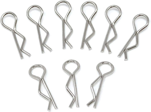 Honbay 100PCS 1/16 Metal Car Truck Buggy Shell Body Clips Pins for RC Vehicles