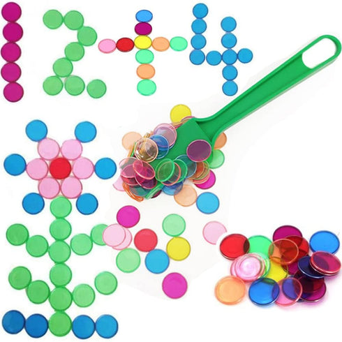 Rainbow Magnetic Bingo Wands Educational Learning Kits for Sewing, Science Experiments, and Magnetic Concepts