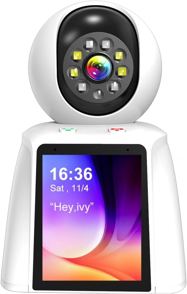 Diyeeni Indoor Security Camera 2K, Pet Camera, 360 Degree Home Security Camera for