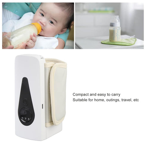 RiToEasysports Baby Bottle Warmer, Portable Constant Temperature Constant Temperature Bottle Warmer Cover for Home