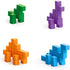 PIXIO Mini Dinos - 88 pcs Magnetic Blocks Building Toys in Pixel Art Style, Dinosaur Arts and Crafts Learning Toys