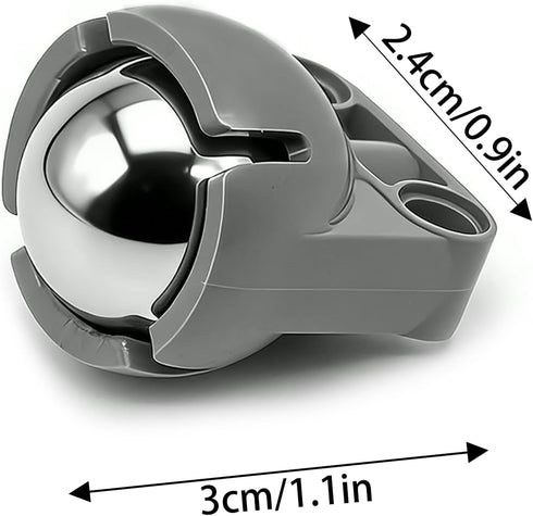 TZBTSTEAM 2pcs 92911 bb607 EV3 6023956 4610380 99948 New Light Grey Universal Wheel Compatible with Lego Suspension