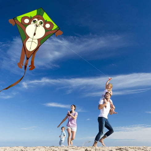 HENGDA KITE Kids Cartoon Monkey Kites with Flying Line