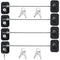 Hotop 4 Pack Fridge Cabinet Locks for Kids, Self Adhesive Child Proofing Safety Locks