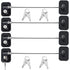 Hotop 4 Pack Fridge Cabinet Locks for Kids, Self Adhesive Child Proofing Safety Locks